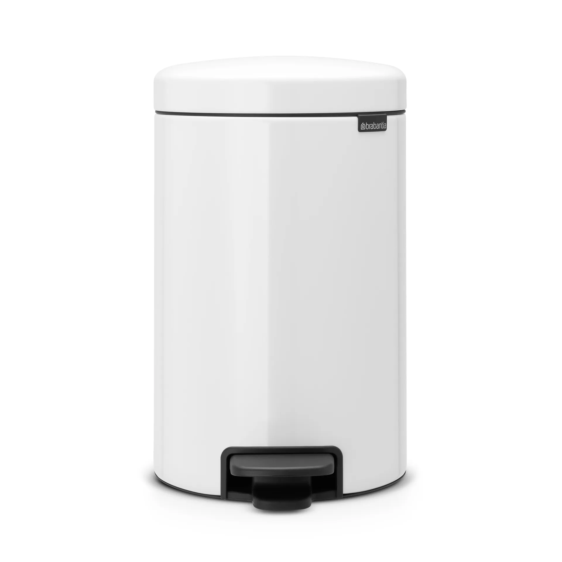 Pattumiera a pedale New Icon da 12 litri, bianco Brabantia