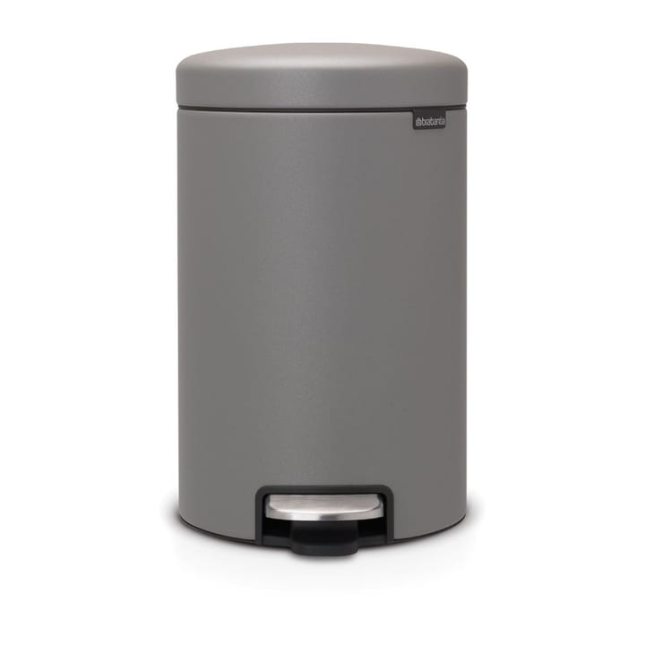 Pattumiera a pedale New Icon da 12 litri - Mineral concrete grey - Brabantia