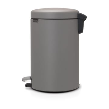 Pattumiera a pedale New Icon da 12 litri - Mineral concrete grey - Brabantia