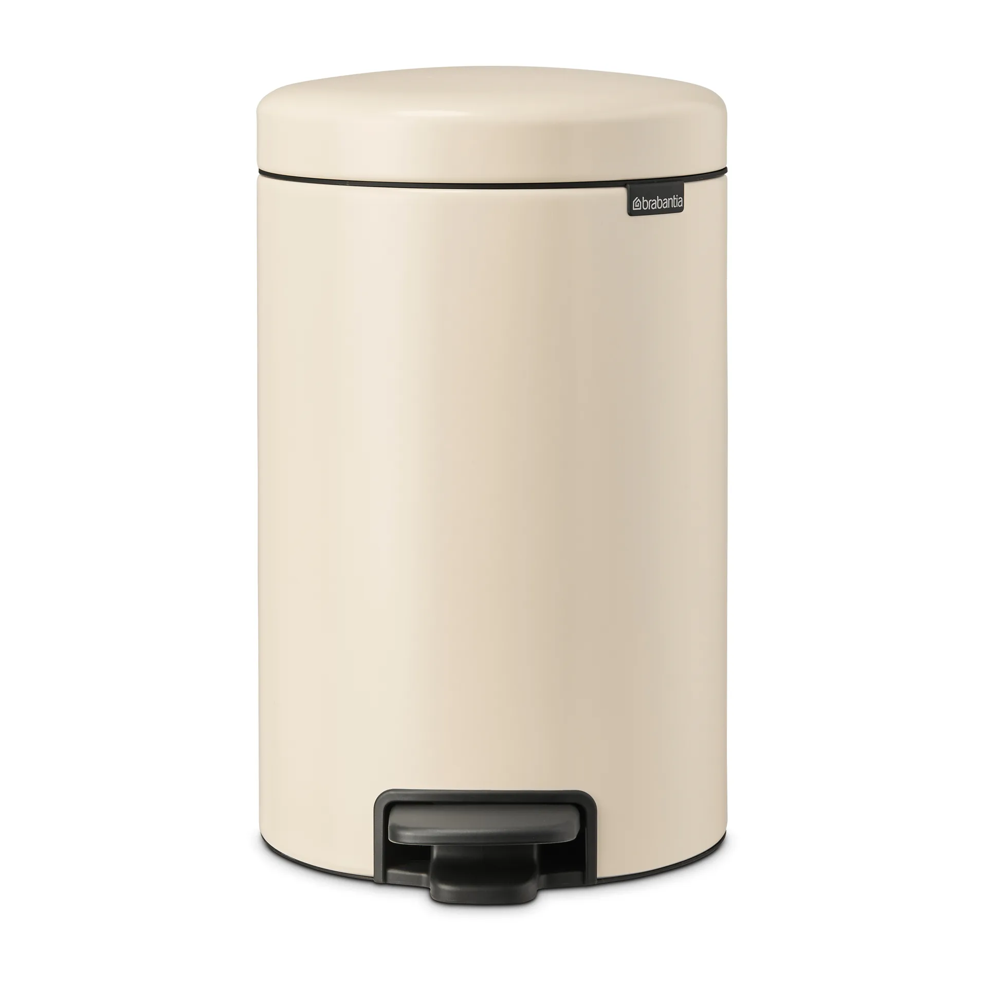 Pattumiera a pedale New Icon da 12 litri, Soft beige Brabantia