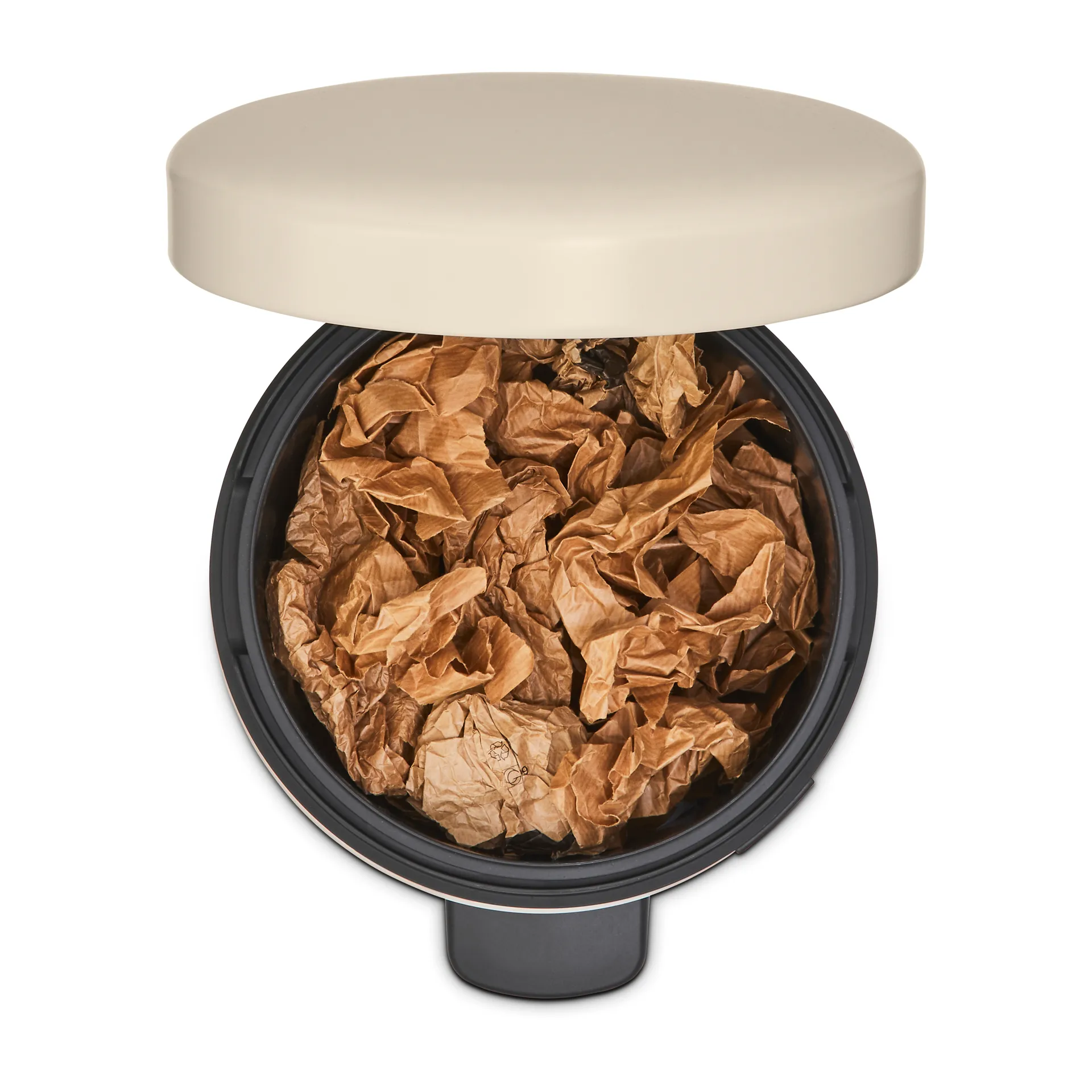 Pattumiera a pedale New Icon da 12 litri, Soft beige Brabantia