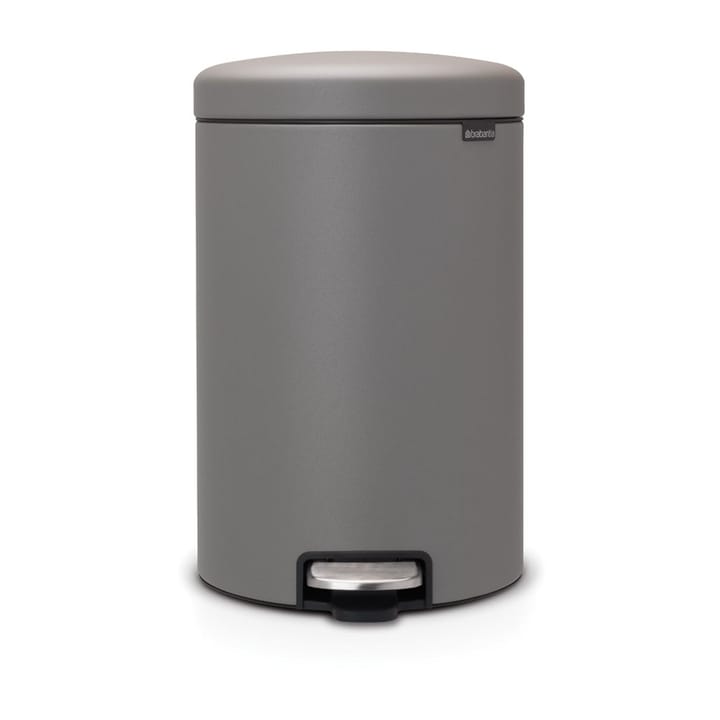 Pattumiera a pedale New Icon da 20 litri - Mineral concrete grey - Brabantia