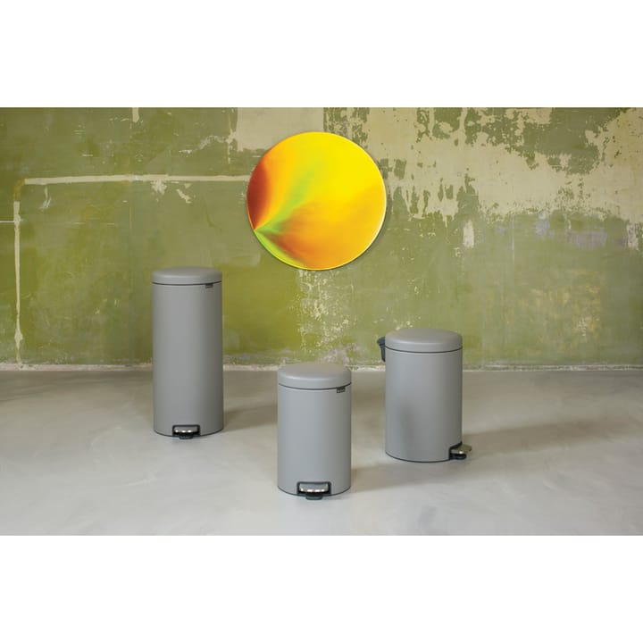 Pattumiera a pedale New Icon da 20 litri - Mineral concrete grey - Brabantia