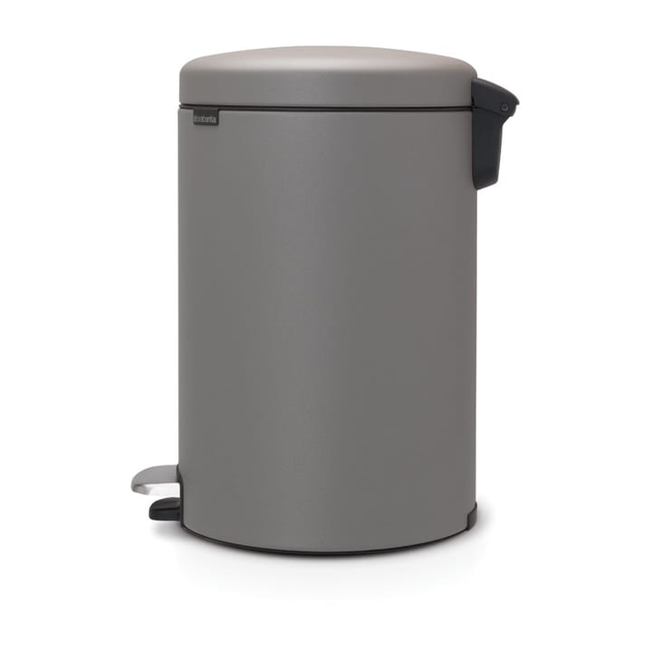 Pattumiera a pedale New Icon da 20 litri, Mineral concrete grey Brabantia