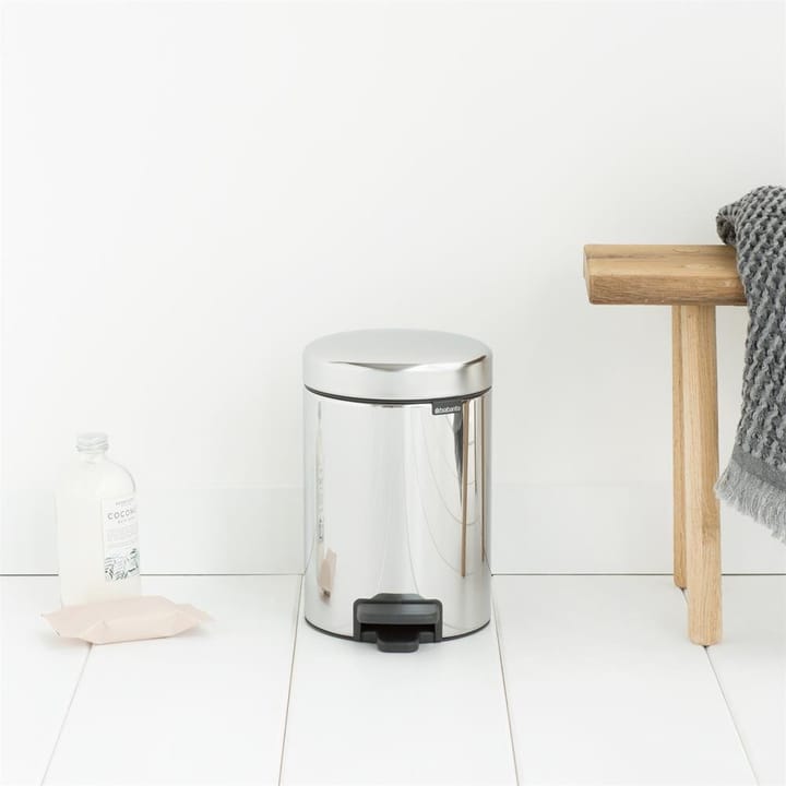 Pattumiera a pedale New Icon da 3 litri, acciaio brillante Brabantia