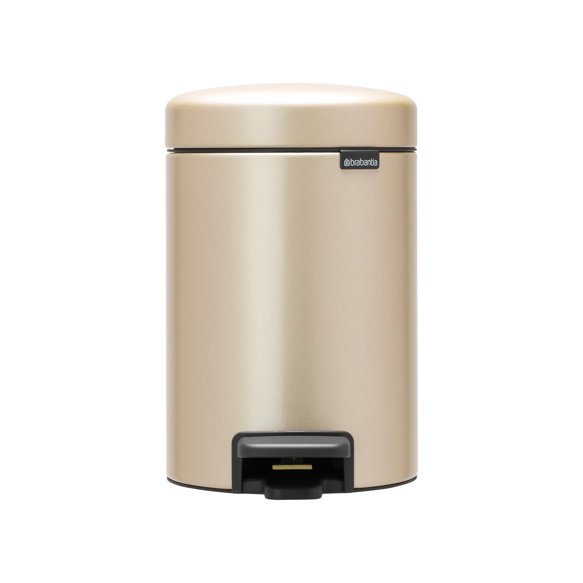 Pattumiera a pedale New Icon da 3 litri, Metallic Gold Brabantia