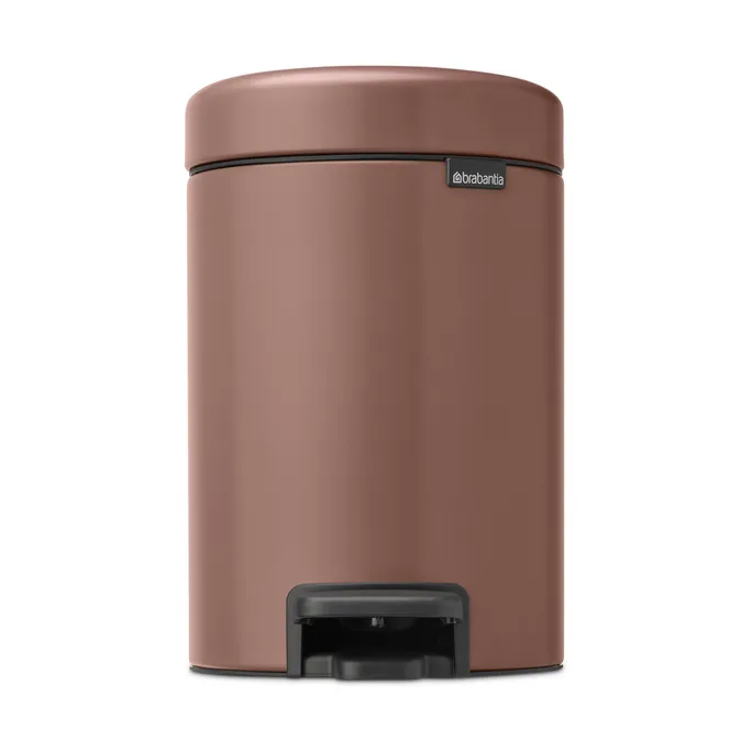 Pattumiera a pedale New Icon da 3 litri, Satin Taupe Brabantia