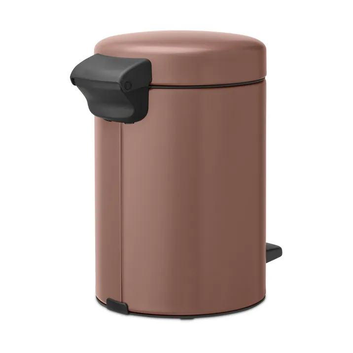 Pattumiera a pedale New Icon da 3 litri, Satin Taupe Brabantia