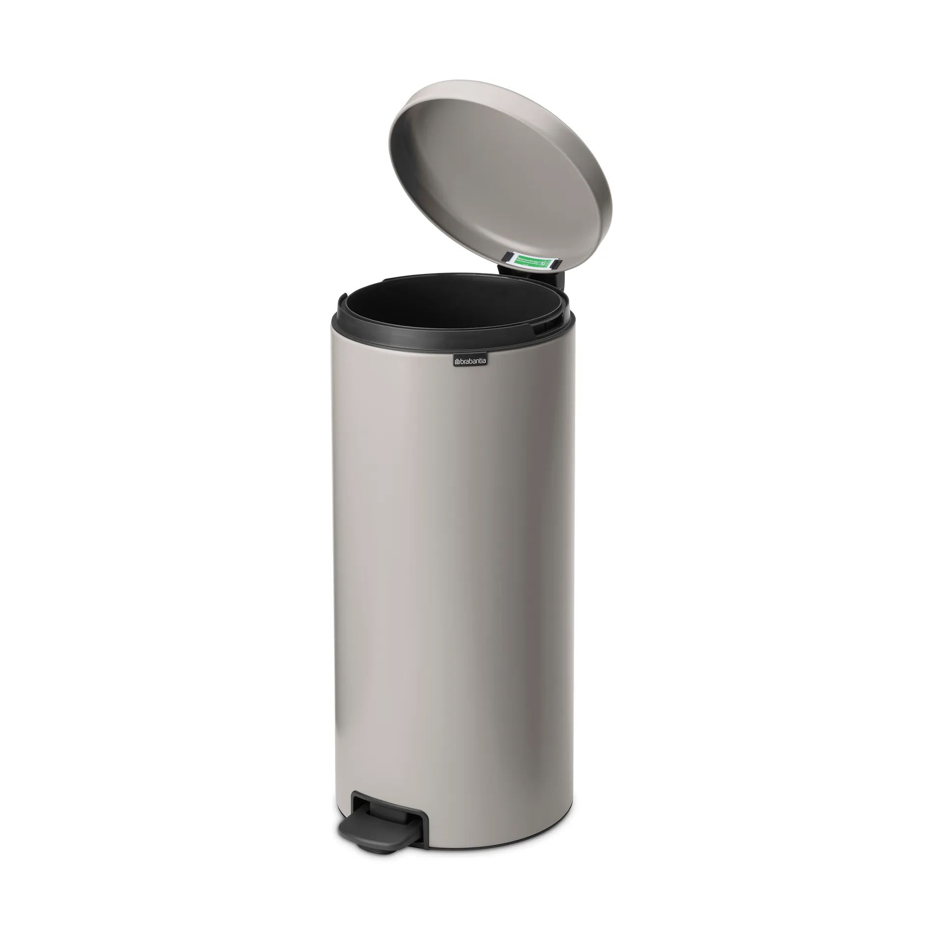 Pattumiera a pedale New Icon da 30 litri, Grigio soft Brabantia