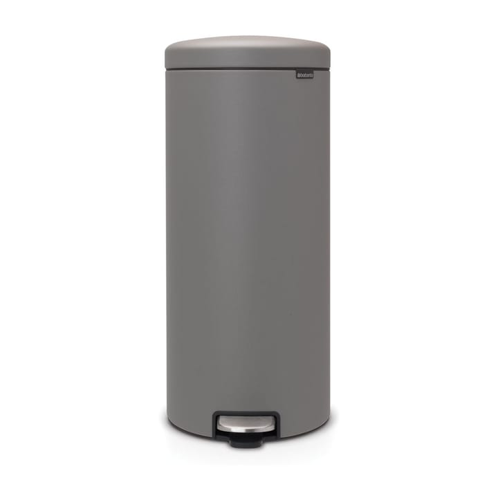 Pattumiera a pedale New Icon da 30 litri - Mineral concrete grey - Brabantia