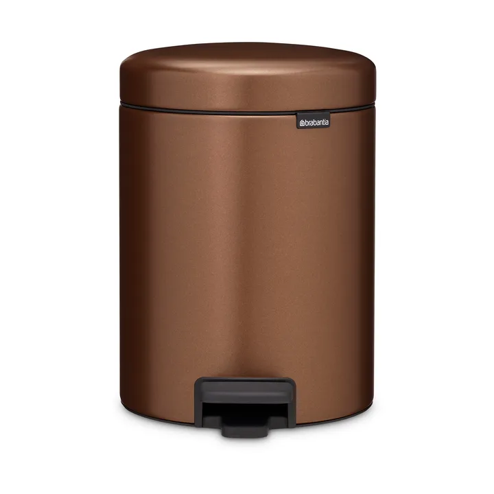 Pattumiera a pedale New Icon da 5 litri - Bronzo caldo - Brabantia