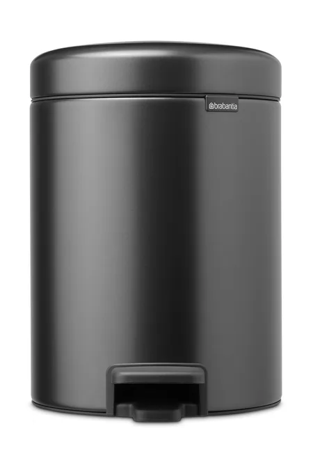 Pattumiera a pedale New Icon da 5 litri, Confident Grey Brabantia
