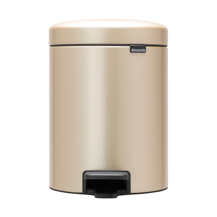 Pattumiera a pedale New Icon da 5 litri - Metallic Gold - Brabantia