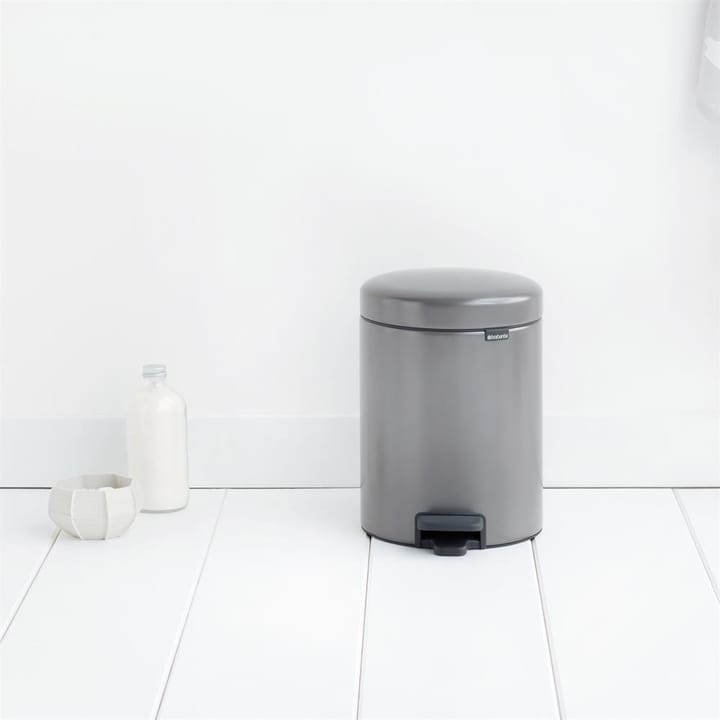 Pattumiera a pedale New Icon da 5 litri, platinum Brabantia