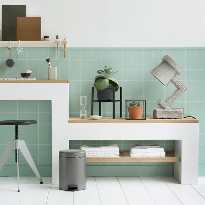 Pattumiera a pedale New Icon da 5 litri, platinum Brabantia