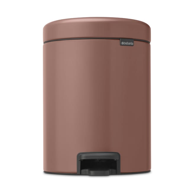 Pattumiera a pedale New Icon da 5 litri - Satin Taupe - Brabantia