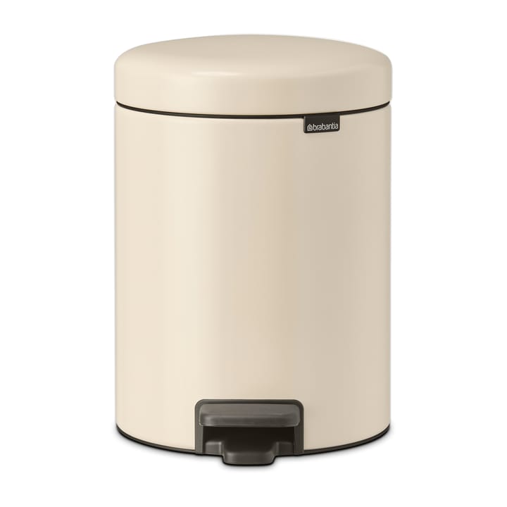 Pattumiera a pedale New Icon da 5 litri - Soft beige - Brabantia