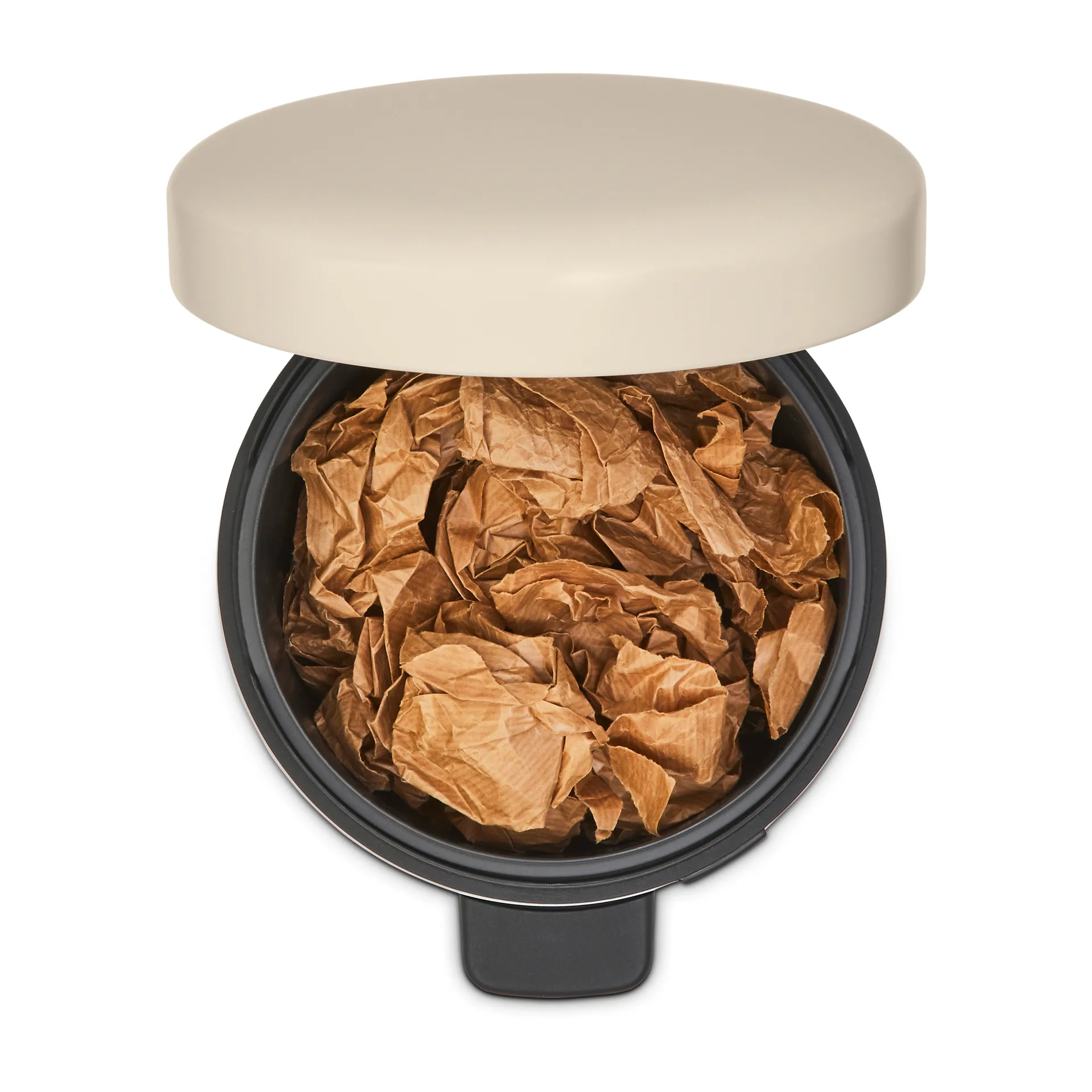 Pattumiera a pedale New Icon da 5 litri, Soft beige Brabantia