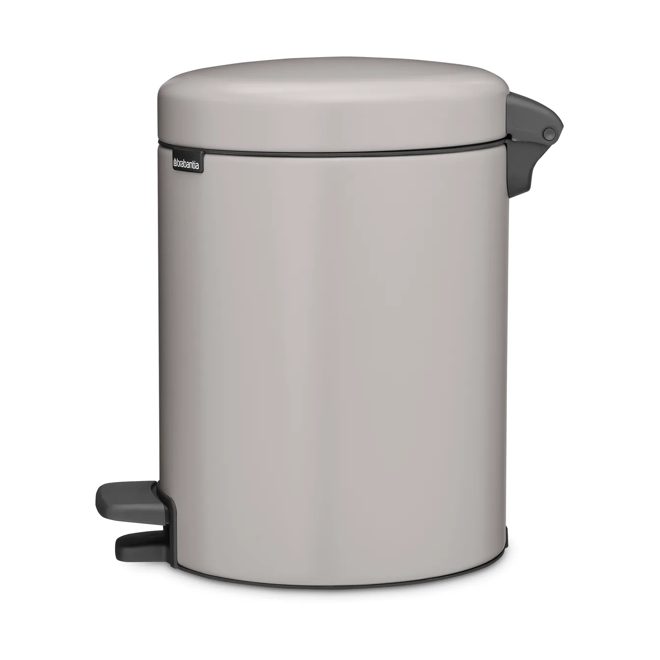 Pattumiera a pedale New Icon da 5 litri, Soft grey Brabantia