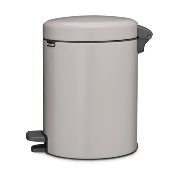 Pattumiera a pedale New Icon da 5 litri - Soft grey - Brabantia