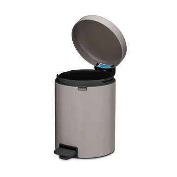 Pattumiera a pedale New Icon da 5 litri - Soft grey - Brabantia