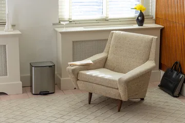 Pattumiera con pedale Bo 12 L - Acciaio opaco anti-impronte - Brabantia