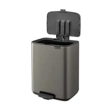 Pattumiera con pedale Bo 12 L - Platinum - Brabantia