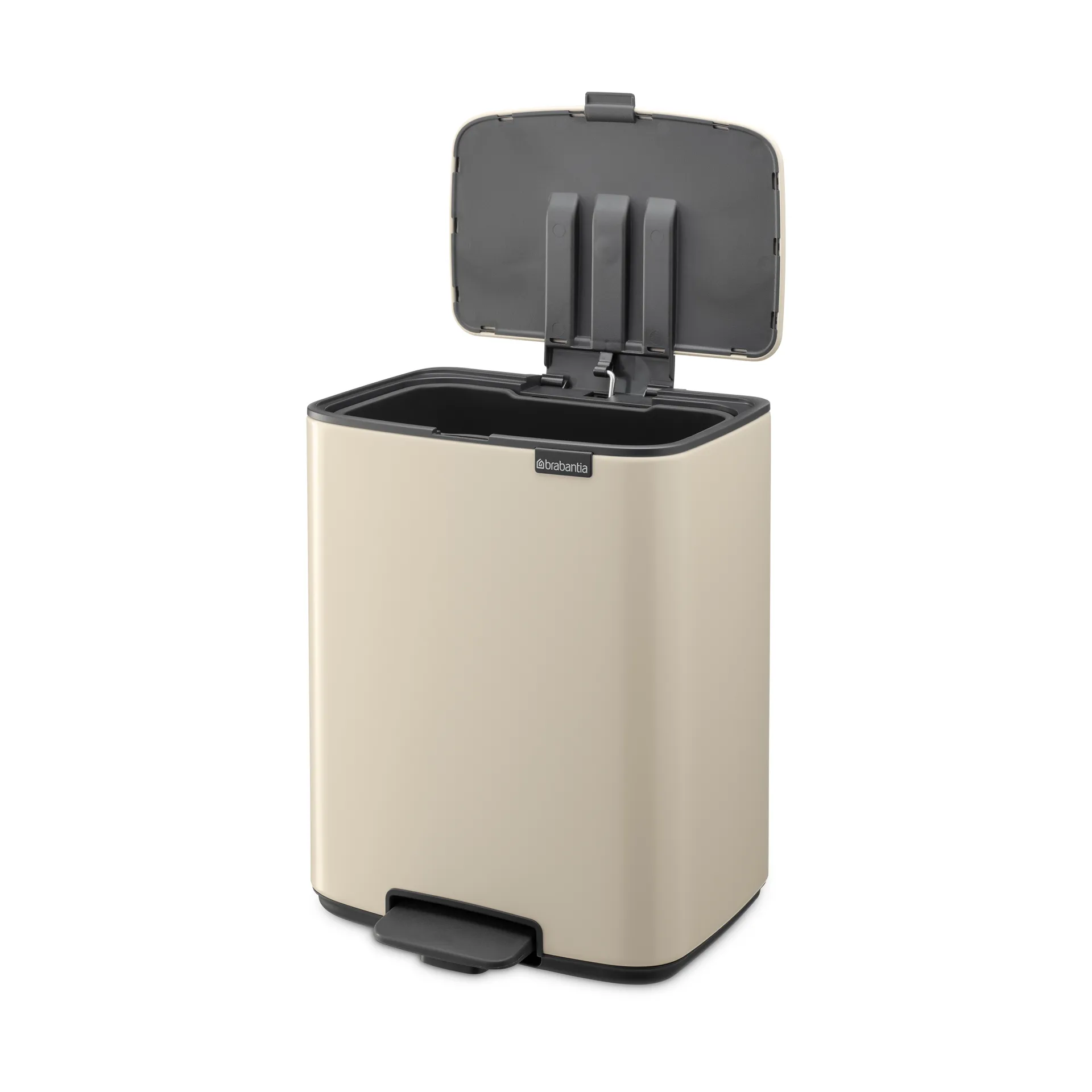 Pattumiera con pedale Bo 12 L, Soft Beige Brabantia