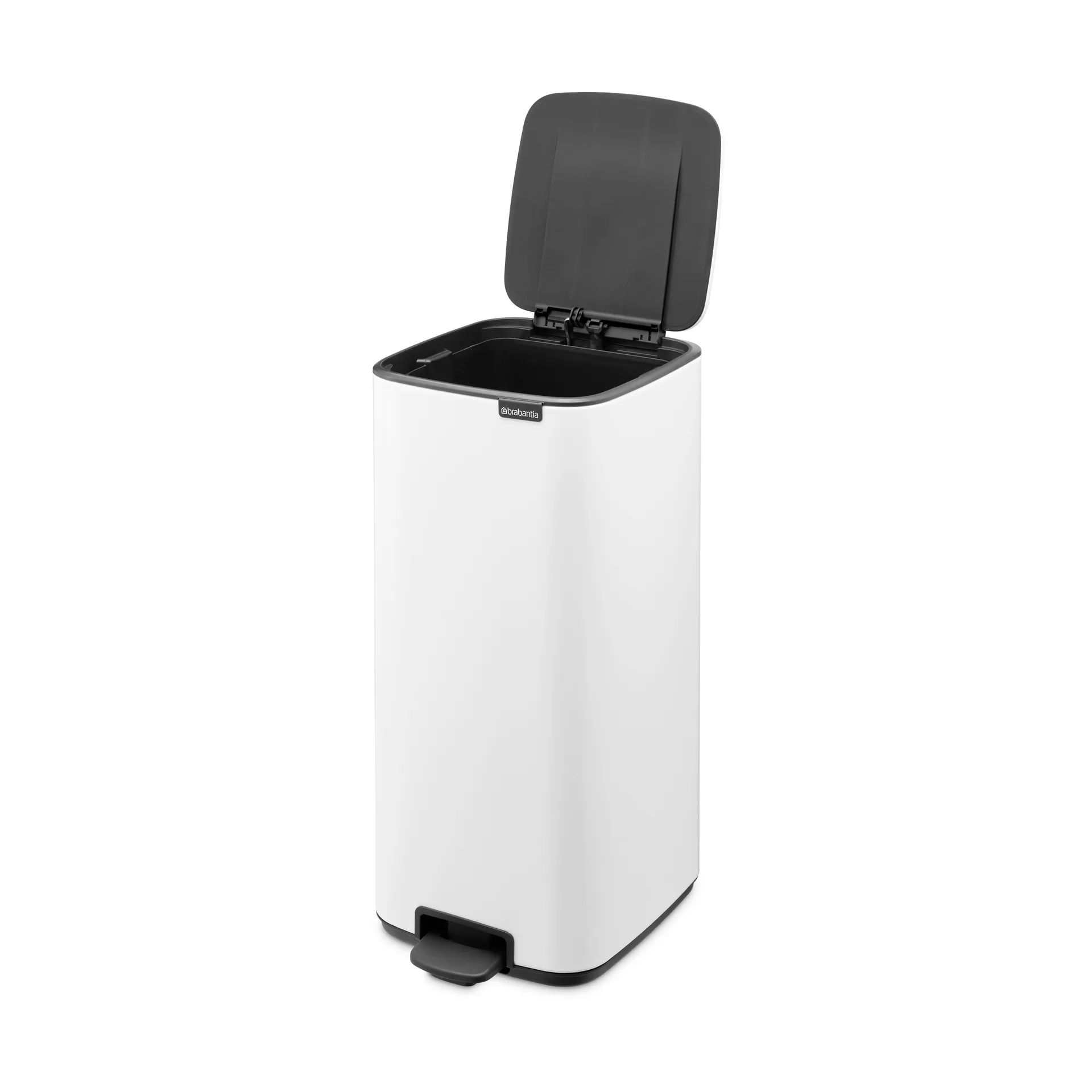 Pattumiera con pedale Bo 30 L, Bianco Brabantia