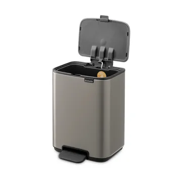 Pattumiera con pedale Bo 4 L - Platinum - Brabantia
