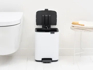 Pattumiera con pedale Bo 7 L - Bianco - Brabantia
