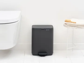 Pattumiera con pedale Bo 7 L - Mineral Infinite Grey - Brabantia