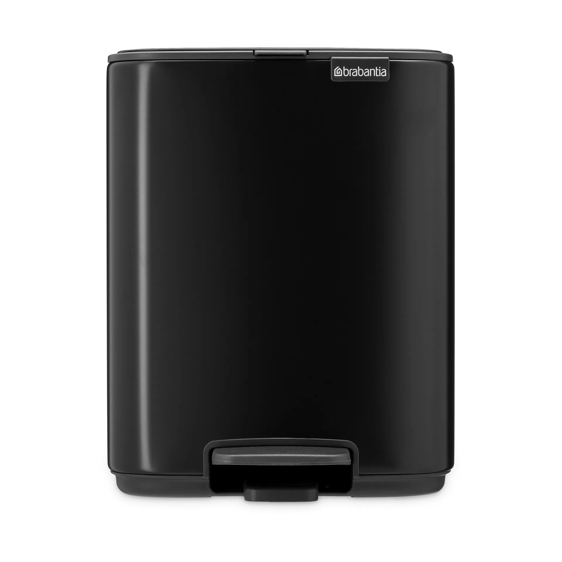 Pattumiera con pedale Bo 7 L, Nero opaco Brabantia