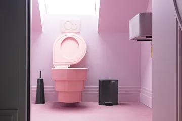 Pattumiera con pedale Bo 7 L - Nero opaco - Brabantia