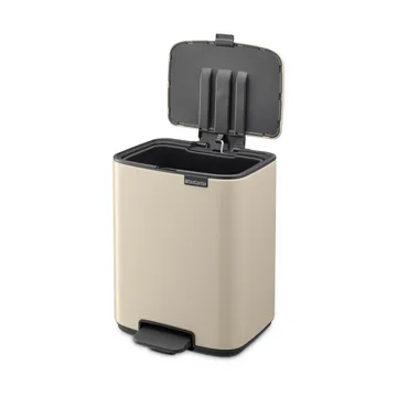 Pattumiera con pedale Bo 7 L - Soft Beige - Brabantia