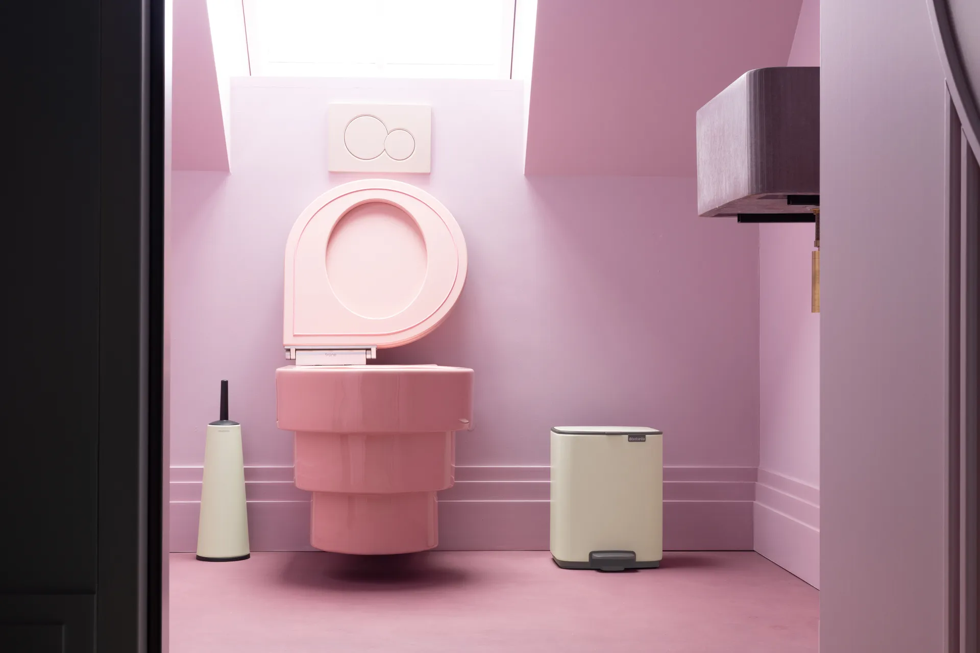 Pattumiera con pedale Bo 7 L, Soft Beige Brabantia