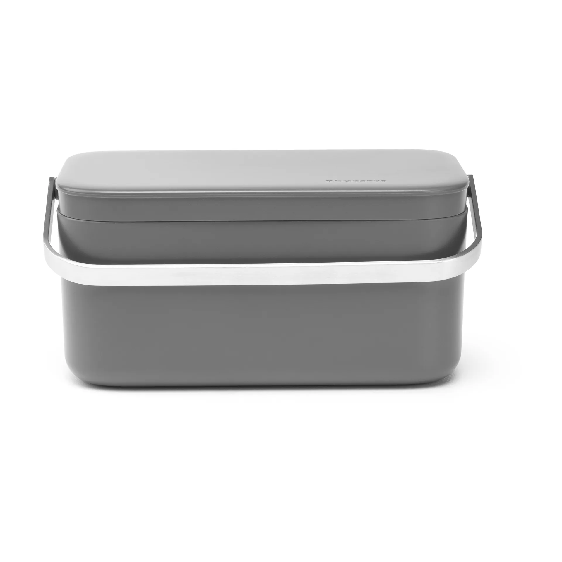 Pattumiera per rifiuti alimentari Sinkside 13x22 cm, Grigio scuro Brabantia