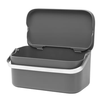 Pattumiera per rifiuti alimentari Sinkside 13x22 cm - Grigio scuro - Brabantia