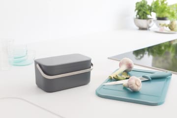 Pattumiera per rifiuti alimentari Sinkside 13x22 cm - Grigio scuro - Brabantia