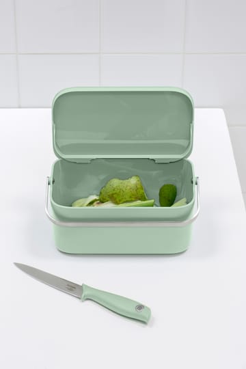 Pattumiera per rifiuti alimentari Sinkside 13x22 cm - Jade green - Brabantia