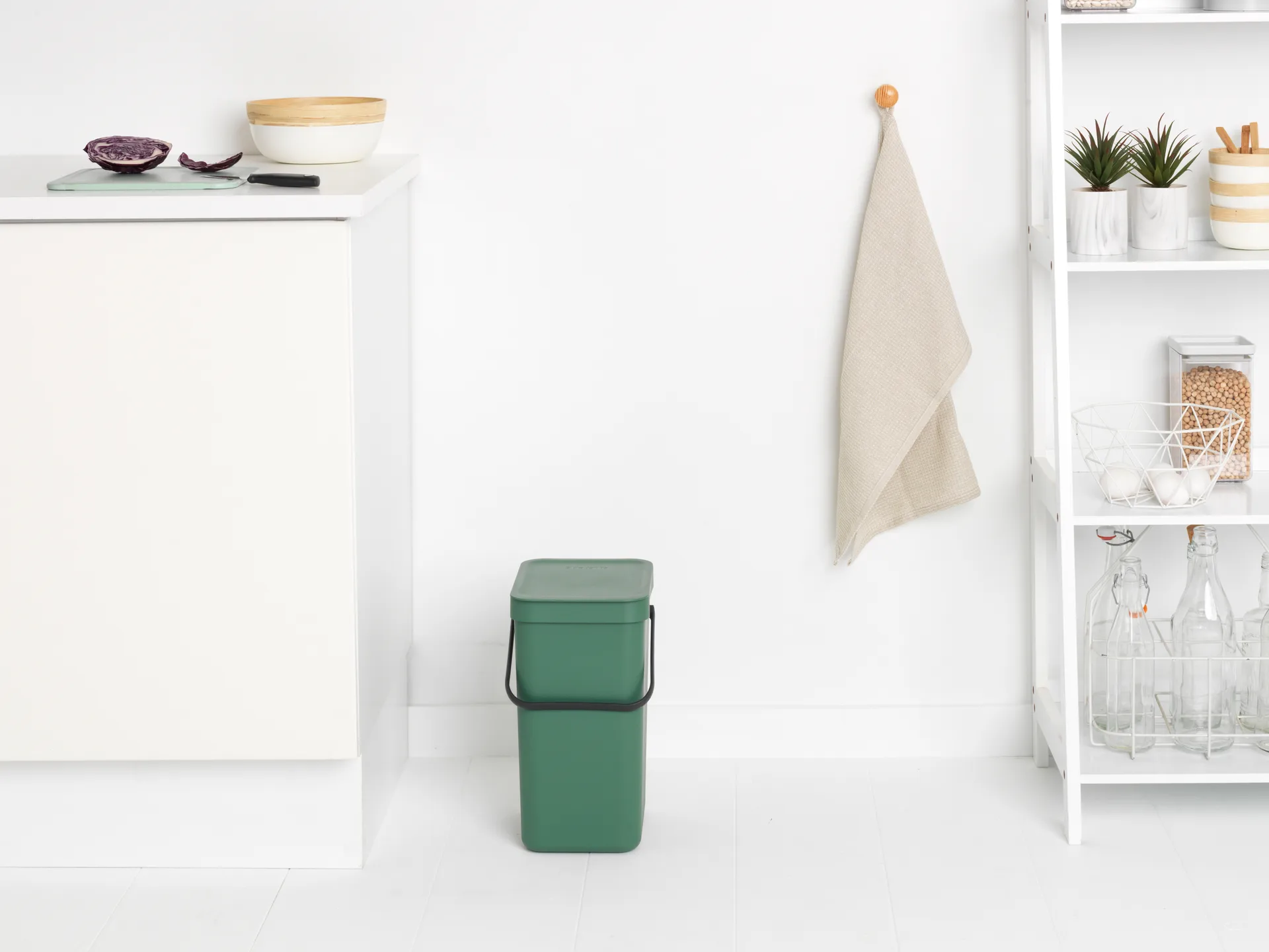 Pattumiera Sort & Go 12 L, Fir Green Brabantia