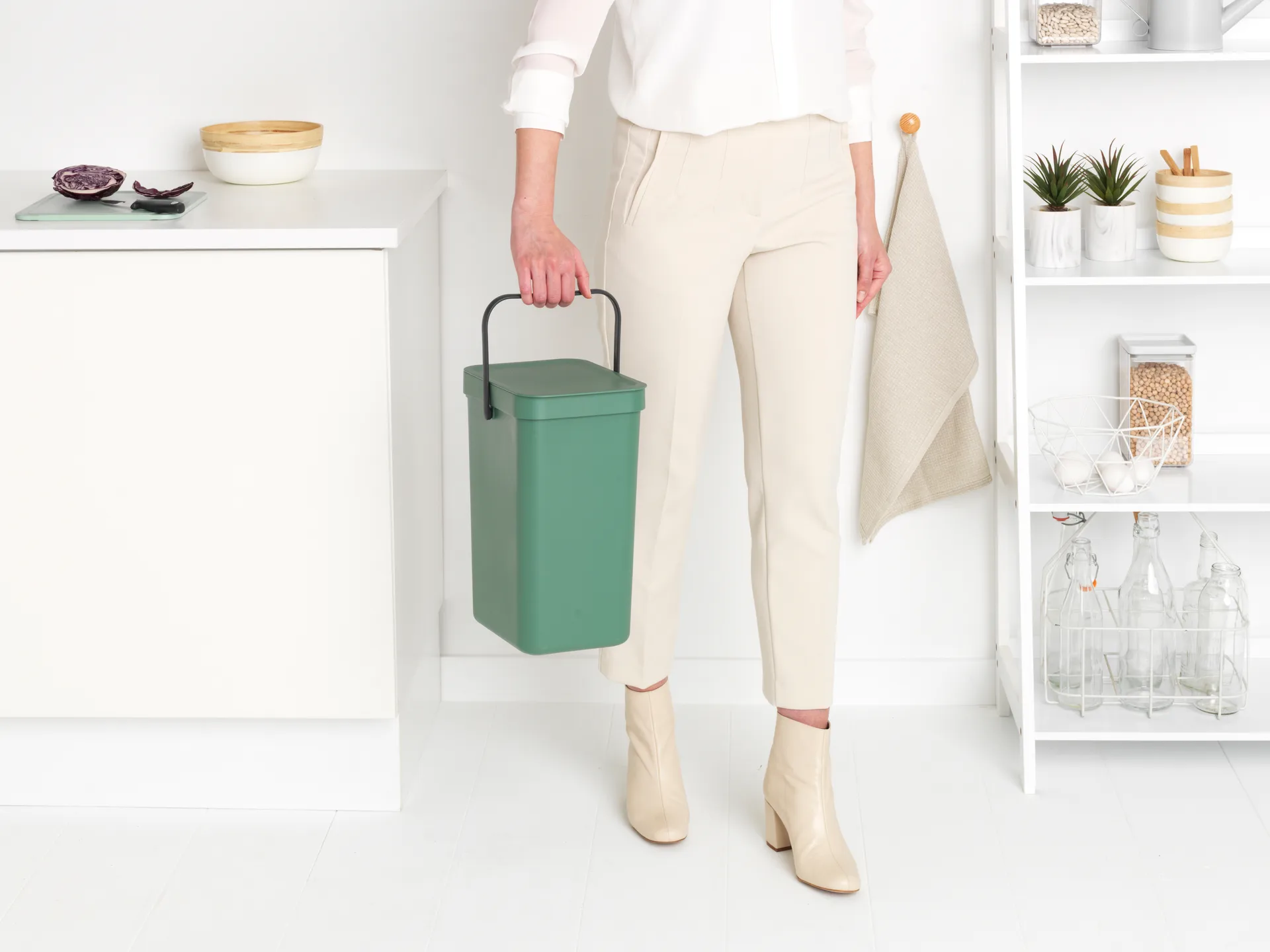 Pattumiera Sort & Go 12 L, Fir Green Brabantia