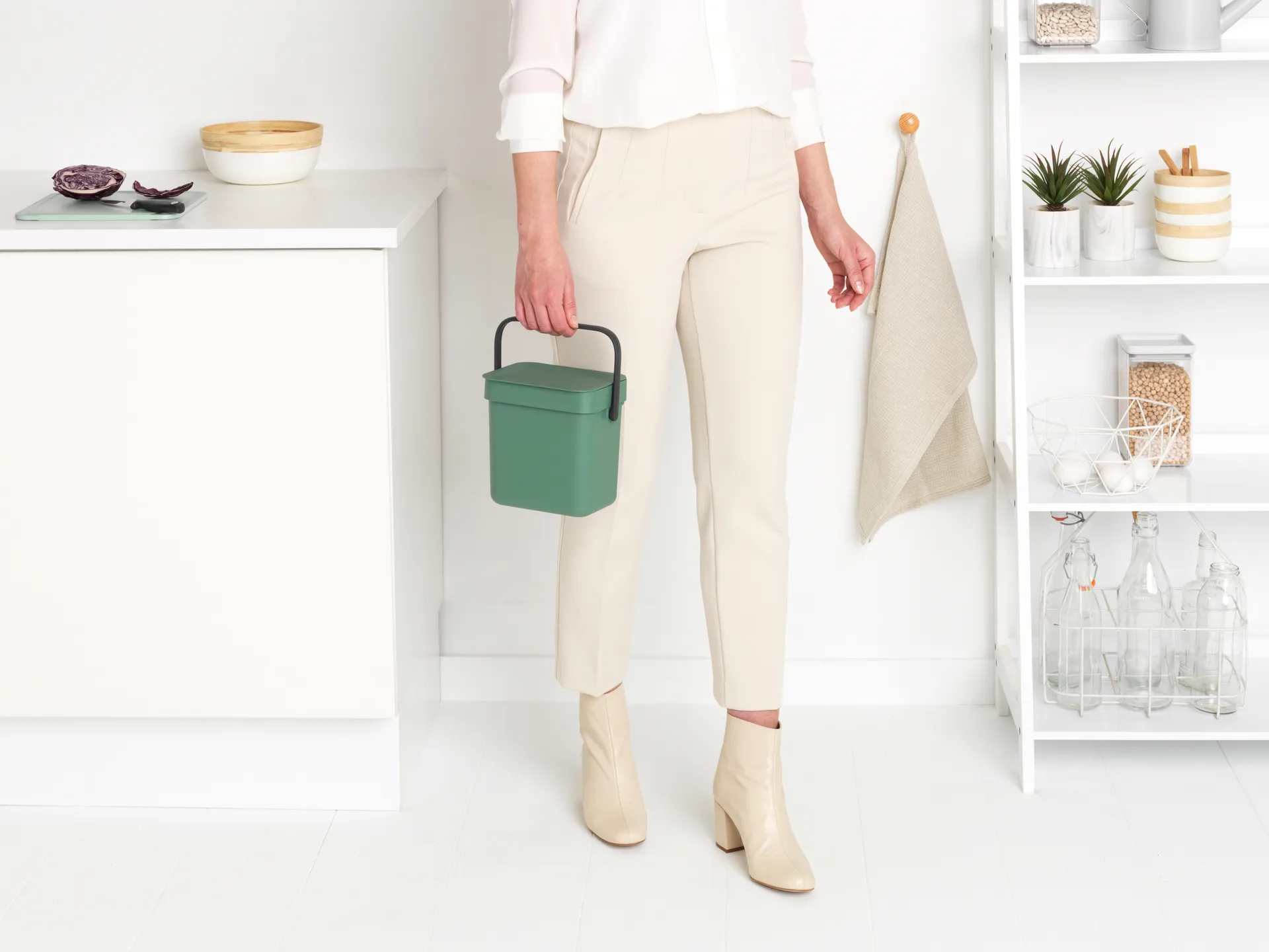 Pattumiera Sort & Go 3 L, Fir Green Brabantia