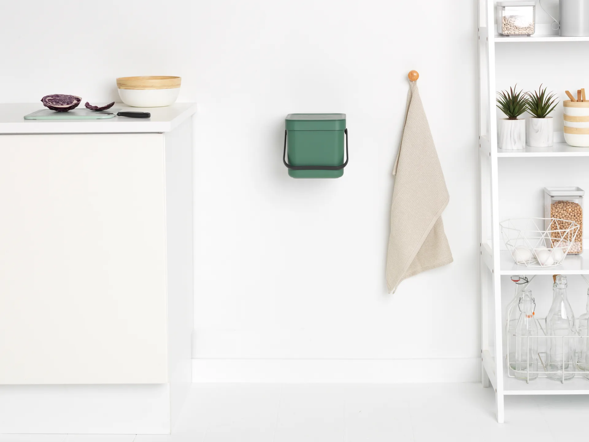 Pattumiera Sort & Go 6 L, Fir Green Brabantia