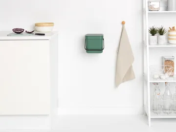 Pattumiera Sort & Go 6 L - Fir Green - Brabantia