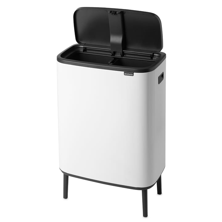 Pattumiera touch alta Bo 2x30 L - Bianco - Brabantia