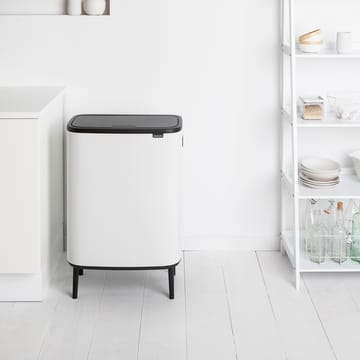 Pattumiera touch alta Bo 2x30 L - Bianco - Brabantia