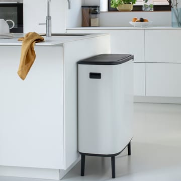 Pattumiera touch alta Bo 2x30 L - Bianco - Brabantia