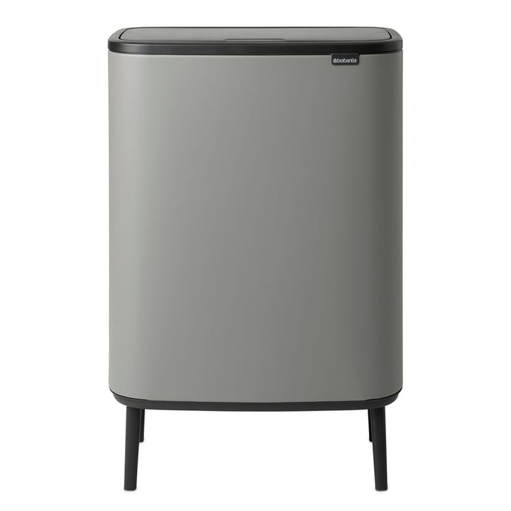 Pattumiera touch alta Bo 2x30 L - Mineral concrete grey - Brabantia