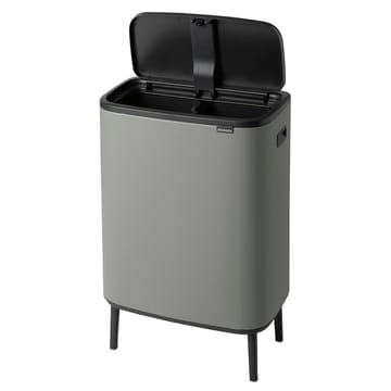 Pattumiera touch alta Bo 2x30 L - Mineral concrete grey - Brabantia